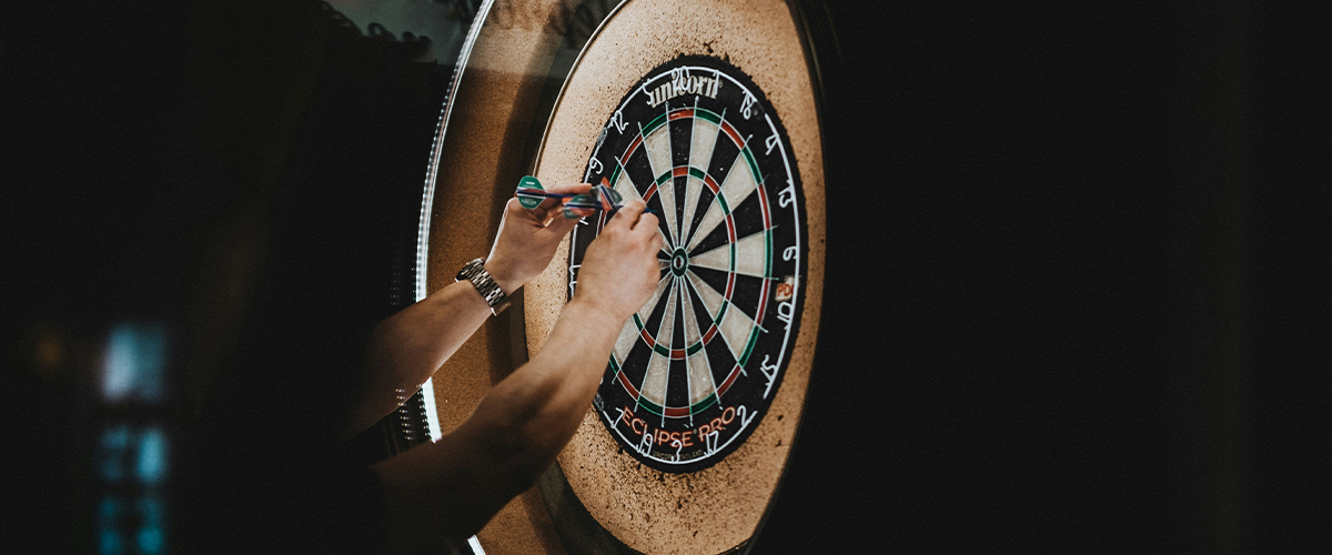 Oordoppen voor darts banner